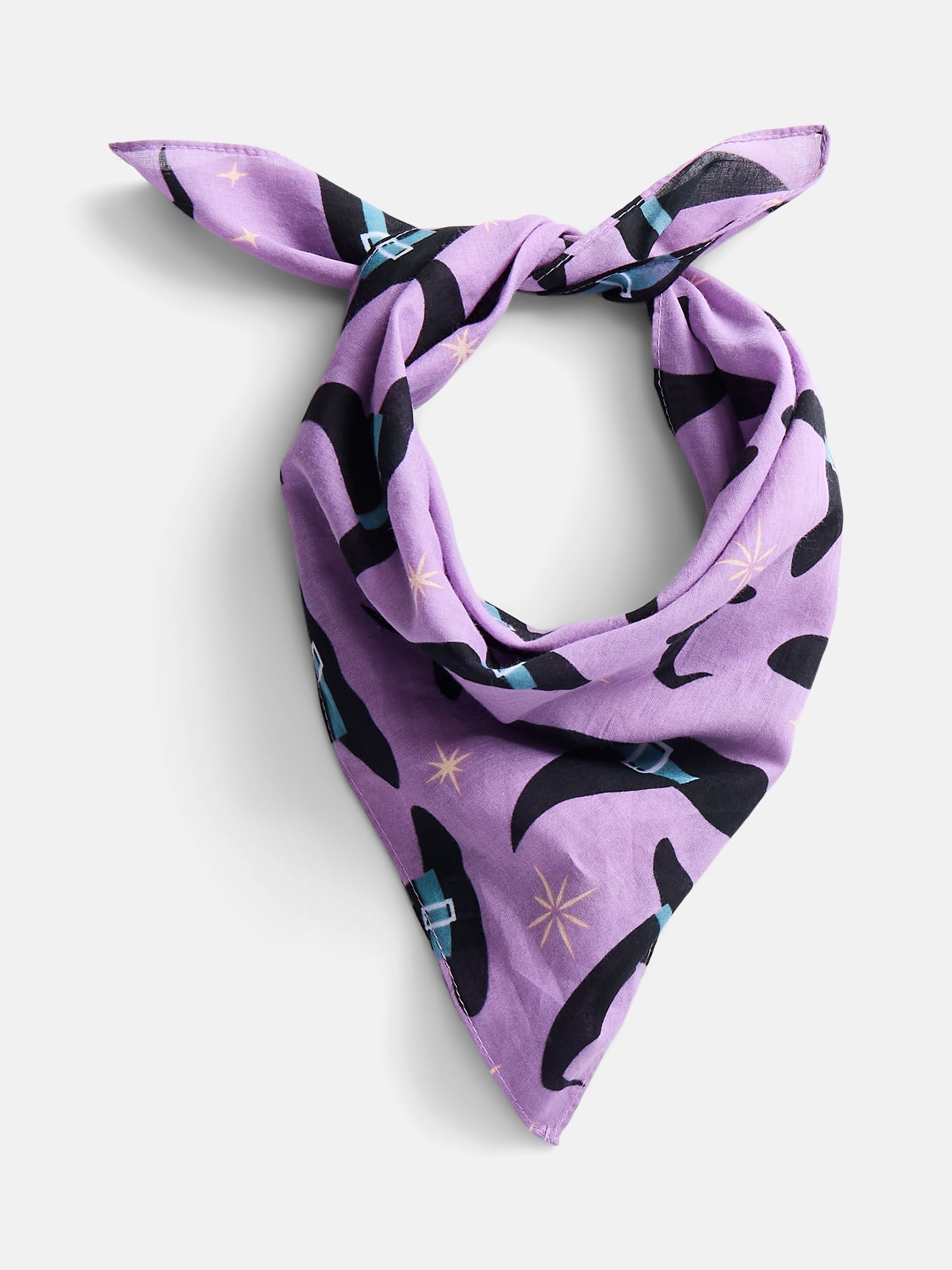 Way To Celebrate Halloween Women's Witch Hat Bandana, One Size, Purple