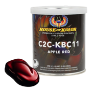 House Of Kolor SHIMRIN C2C-KBC11-Q01 C2C Kandy Series Universal Basecoat, 1 qt Can, Apple Red