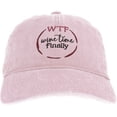 thumbnail image 1 of Pavilion Gift Company - WTF - Pink Adjustable Hat, 1 of 9
