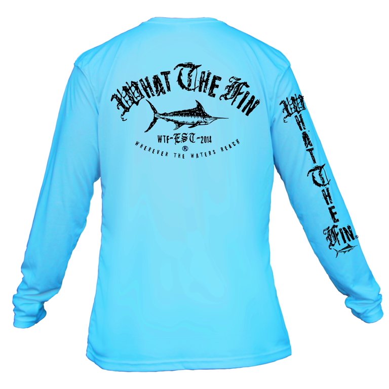 WTF - What The Fin? Long-Sleeve Performance Wicking Shirt