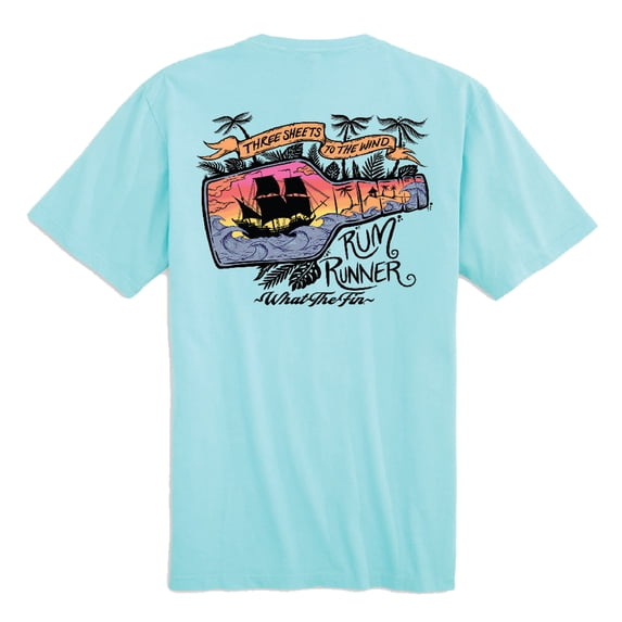 WTF - What The Fin? Short-Sleeve "Feels Good" Soft Cotton T-Shirt - Rum Runner