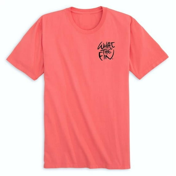 WTF - What The Fin? Short-Sleeve "Feels Good" Soft Cotton T-Shirt - Tequila Sunrise