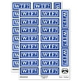 thumbnail image 1 of WTF What the F Border Outline Sticker Set - Dark Blue - Gloss Finish - 2.00" Large, 1 of 7