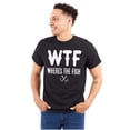 thumbnail image 1 of WTF Where's the Fish Fisherman Funny Men's Graphic T Shirt Tees Brisco Brands S, 1 of 5