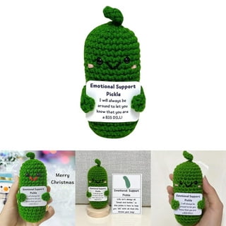 Handmade Emotional Support Pickled Cucumber Plush Toy