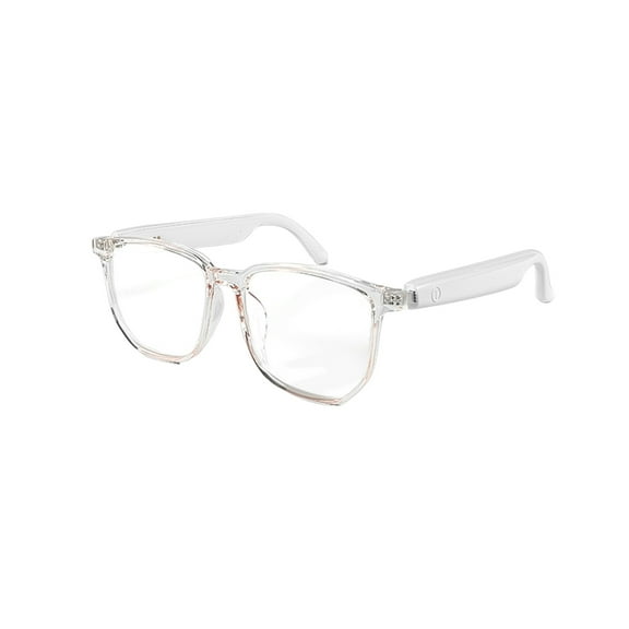 WTOBBY AI Smart Glasses with Real-Time Translation (110+ Languages), Bluetooth Connected Eyewear, Unisex Wearable Tech for Travel Business Communication,Clear One Size