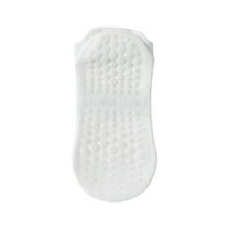WTOBBY Grippy Yoga Socks with Silicone Pads for Pilates Barre Fitness, Mesh Breathable Non-Slip Dance Socks for Indoor Workouts, Lightweight Gymnastics Footwear,White
