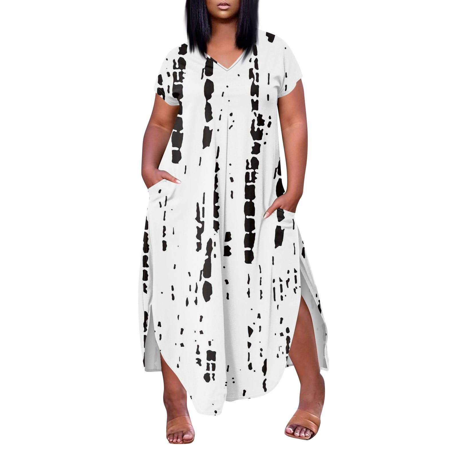 Women Mini Tunic Dress Vintage Toile Print Collared Wide Sleeve main image 0