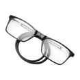 thumbnail image 1 of WTOBBY Magnetic Reading Glasses with Neck Cord, HD PC Square Frame Unisex Eyewear, Comfortable Foldable Readers with Telescopic Temples,Black 200, 1 of 5
