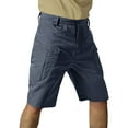 thumbnail image 1 of WTOBBY Men's Durable Tactical Ripstop Utility Cargo Shorts - Multi-Pocket Abrasion-Resistant Design for Hiking Camping Construction,Blue 3XL, 1 of 3