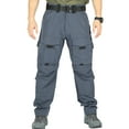 thumbnail image 1 of WTOBBY Men's Military Tactical Work Pants Stretch Multi-Pocket Outdoor Waterproof Down Insulated Pants for Hiking Camping Cold Weather Men's Trousers,Gray M, 1 of 8