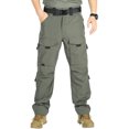 thumbnail image 1 of WTOBBY Men's Military Tactical Work Pants Stretch Multi-Pocket Outdoor Waterproof Down Insulated Pants for Hiking Camping Cold Weather Men's Trousers,Green 2XL, 1 of 8