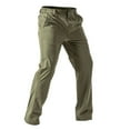 thumbnail image 1 of WTOBBY Men's Outdoor Work Fishing Camping Waterproof Cargo Pants, Tear-Resistant Multi-Pocket Tactical Trousers, Heavy-Duty Wear (Belt Not Included),Army Green L, 1 of 5