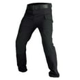 thumbnail image 1 of WTOBBY Men's Outdoor Work Pants, Waterproof Durable Multi-Pocket Tactical Trousers for Fishing, Camping, Heavy Duty,Black L, 1 of 7