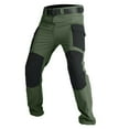 thumbnail image 1 of WTOBBY Men's Outdoor Work Pants, Waterproof Durable Multi-Pocket Tactical Trousers for Fishing, Camping, Heavy Duty,Green L, 1 of 7