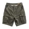 thumbnail image 1 of WTOBBY Men's Quick-Dry Work Cargo Shorts for Outdoor Sports, Multi-Pocket Casual Jogging Shorts with Elastic Waistband Lightweight Loose Fit Summer Utility Beach Shorts,Gray 3XL, 1 of 3