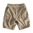 thumbnail image 1 of WTOBBY Men's Quick-Dry Work Cargo Shorts for Outdoor Sports, Multi-Pocket Casual Jogging Shorts with Elastic Waistband Lightweight Loose Fit Summer Utility Beach Shorts,Khaki 2XL, 1 of 3