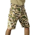 thumbnail image 1 of WTOBBY Men's Ripstop Camouflage Utility Shorts, Multi-Pocket Abrasion-Resistant and Breathable, Ideal for Hiking, Camping, Construction Tactical Use,Khaki S, 1 of 5