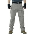 thumbnail image 1 of WTOBBY Men's Ripstop Cargo Work Pants Multi-Pocket Water-Resistant Design - Construction Fishing Camping Travel Trousers Breathable Outdoor Hiking Utility Pants ,Khaki 3XL, 1 of 5