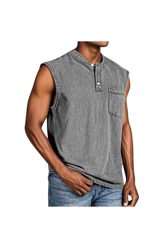 Men's Summer Large Size Casual Surf Beach Tank Top Print Style Loose-Fitting Breathable Sleeveless Top Quick-Drying Running Fitness Vest Shirt For Active Lifestyle,Gray XL