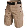 thumbnail image 1 of WTOBBY Men's Summer Solid Color Casual Multi-Pocket Sports Shorts, Quick-Drying Breathable Tactical Design for Outdoor Use,Khaki 3XL, 1 of 4