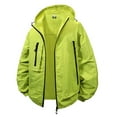 thumbnail image 1 of WTOBBY Men's and Women's Same Summer Sun Protective Clothing, Lightweight Breathable Anti-UV UPF 50+ Outdoor Sports Skin Jacket for Sun Shade and Daily Use ,Fluorescent Green L, 1 of 2