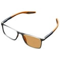 thumbnail image 1 of WTOBBY Photochromic Blue Light Blocking Glasses, Anti-Fall Impact Resistant Eyewear, Day/Night Transition Lenses for Computer Use & Outdoor Activities,Saffron XL, 1 of 4