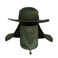 thumbnail image 1 of WTOBBY Professional Solar Fishing Hat, Heavy Duty Wide Brim Cooling Cap for Anglers, Hikers and Outdoor Labor, Rugged UPF 50+ Protection Technology,Army Green, 1 of 3