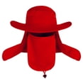 thumbnail image 1 of WTOBBY Professional Solar Fishing Hat, Heavy Duty Wide Brim Cooling Cap for Anglers, Hikers and Outdoor Labor, Rugged UPF 50+ Protection Technology,Red, 1 of 3