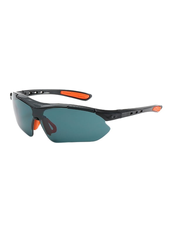 Unisex Cycling Glasses Windproof Sand Protection, Interchangeable Lens Sports Sunglasses, Mountain Bike Goggles for Outdoor Activities Safety,Gray