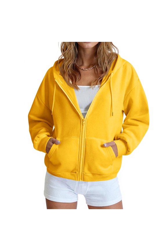 Women Trench Coat Open Front Cardigan Jacket Coat Shawl Cape Cloak Mantle Plus, Oversized Boho Chic Outerwear with Long Sleeves and Front Pockets,Yellow S