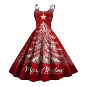 christmas goth dress Drawstring Christmas Gothic Lolita Dress