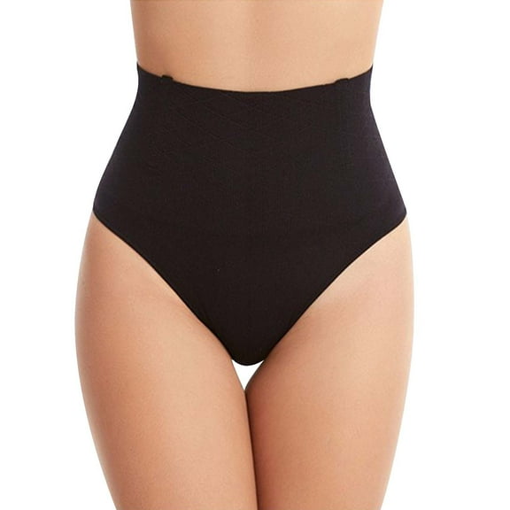 WTOBBY Women's High-Waisted Shapewear Shorts, Tummy Control and Butt Lifting, Seamless Compression Underwear, Breathable Power Mesh Fabric, Body Shaper Pants ,Black M