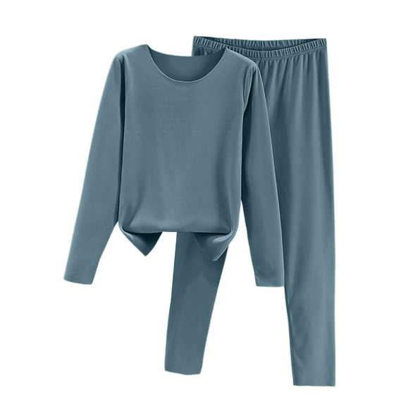 WTOBBY Women's Long Sleeve Solid Color Plush Fleece Sleepwear Set, Warm Cozy Winter Pajamas with Soft Pants for Cold Weather, Home Loungewear,Dark Green 2XL