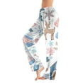 thumbnail image 1 of WTOBBY Women's Merry Christmas Flannel Pajama Pants, Fashionable Print Sleepwear with Holiday Designs,Soft and Warm Women's Pajama Bottoms for Winter Season,Light Blue M, 1 of 6