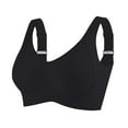 thumbnail image 1 of WTOBBY Women's Plus Size Minimizer Bra with Full Coverage and Side Support, Adjustable Design for Bust Control, Reduces Bust Appearance for Comfort,Black 34, 1 of 5