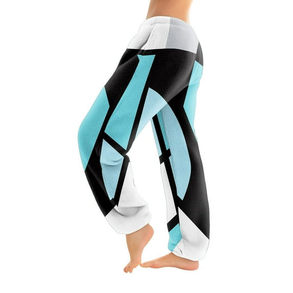 WTOBBY Women's Retro Polka Dot Print Pajama Pants with Elastic Cuffed Bottoms - Vintage Style Sleepwear for Comfortable Home Lounge Wear - Straight Leg Comfortable Fit,Green S