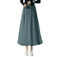 thumbnail image 1 of WTOBBY Women's Sequin Embellished Long Tulle Solid Color Elegant Skirt, Layered Mesh Tea Length Big Hem Skirt for Evening Galas Prom and Party Events,Army Green L, 1 of 5