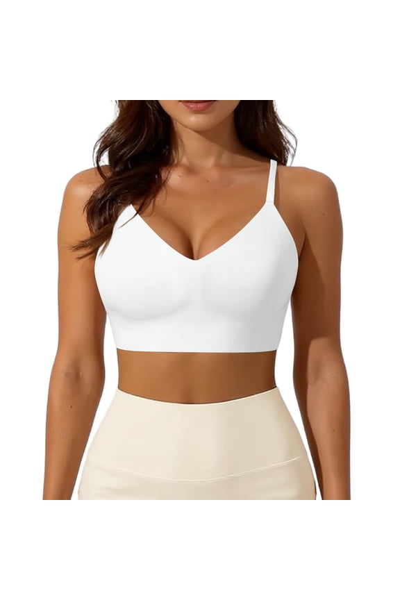 Women's U-Back Underwire Bra with Deep Backless Design, Gathered Cups for Enhanced Cleavage, Supportive Fit for Large Bust, Ideal for Evening Wear,White 32