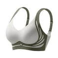 thumbnail image 1 of WTOBBY Women's Wireless Bra for Small Bust with Gathered Cups for Enhanced Volume, Seamless Design for Smooth Look, Soft Support for Comfort, Perfect for Daily Wear,Mint Green 36, 1 of 5