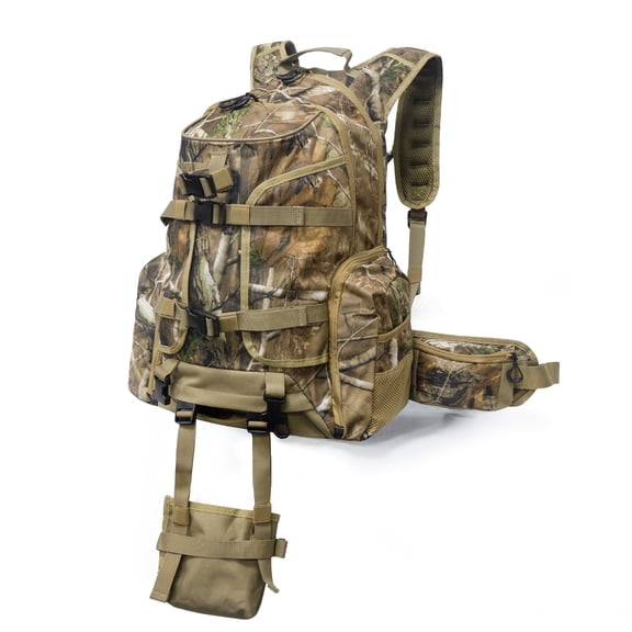 WTVIDAS Hunting Backpack, Waterproof Camo Hunting Pack for Men, Long-Lasting Large Capacity Hunting Day Pack, Hunting Gear, Deer Hunting Accessories