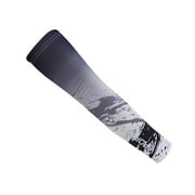 WTXUE Arm Sleeves, Summer Ice Sleeves Gradually Splash Ink Printed Sleeves for Men and Women Breathable Ice Silk Lengthened Breathable Outerwear Accessory
