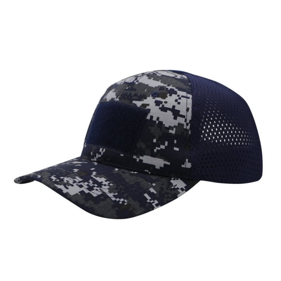 WTXUE Baseball Cap Trucker Hat Male Female Neutral Summer Camouflage Grid Baseball Caps Dome Adjustable Hat Visors Mesh Hat Camo Hat Sun Hat Dark Grey One Size