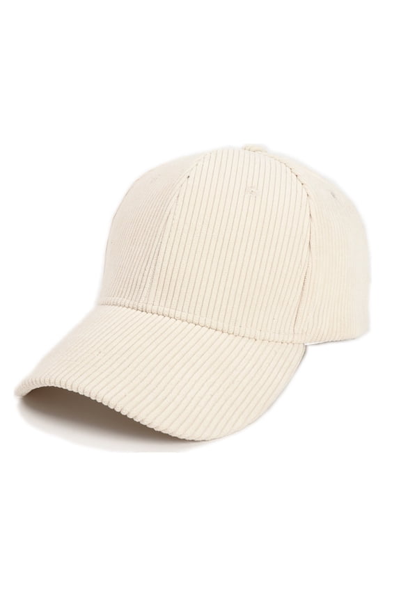 Baseball Cap Trucker Hat Male Female Neutral Summer Solid Baseball Caps Corduroy Hat Visors Solid Color Snapback Hats Outdoor Hat Beige One Size