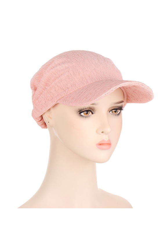 Baseball Cap Trucker Hat Women Sun Protection Elasticity Head Scarf Hat Bonnet Fishing Hat Snapback Hats Sun Protection Hat Pink One Size
