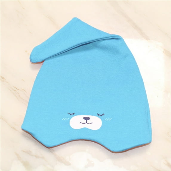 WTXUE Beanie Knitted Hat Hats Autumn Winter Soft & Warm Knotted Cap for Boys And Girls - Organic Baby Hats 0-6 Month Old Cute Hats Cute Hats Winter Warm Hat Blue One Size