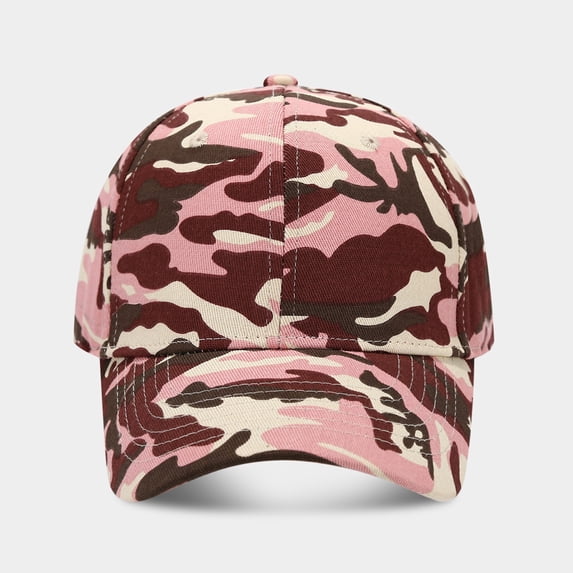 WTXUE Camo Hat, Camouflage Baseball Cap Female Summer Outdoor Sports Sun Block Visor Hat Male Casual Cap, Camo Print Hats for Men | 1 Piece