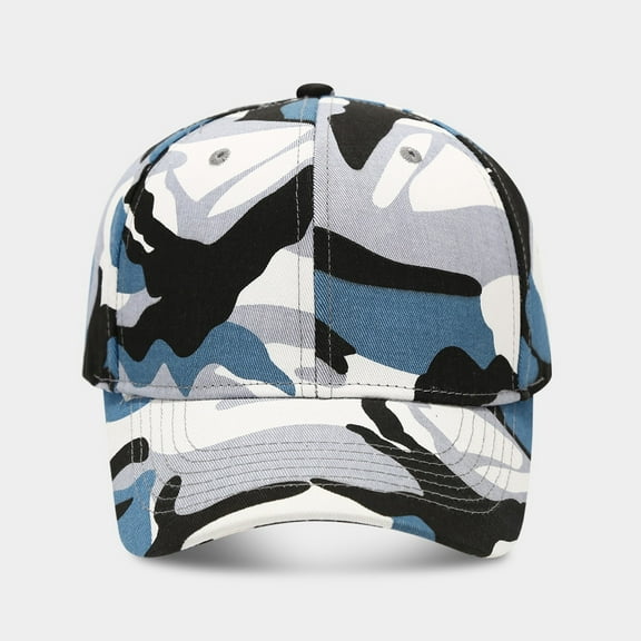 WTXUE Camo Hat, Camouflage Baseball Cap Female Summer Outdoor Sports Sun Block Visor Hat Male Casual Cap, Camo Print Hats for Men | 1 Piece