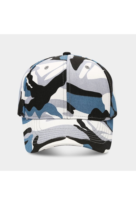 Camo Hat, Camouflage Baseball Cap Female Summer Outdoor Sports Sun Block Visor Hat Male Casual Cap, Camo Print Hats for Men | 1 Piece