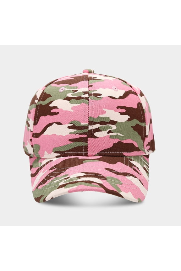 Camo Hat, Camouflage Baseball Cap Female Summer Outdoor Sports Sun Block Visor Hat Male Casual Cap, Camo Print Hats for Men | 1 Piece